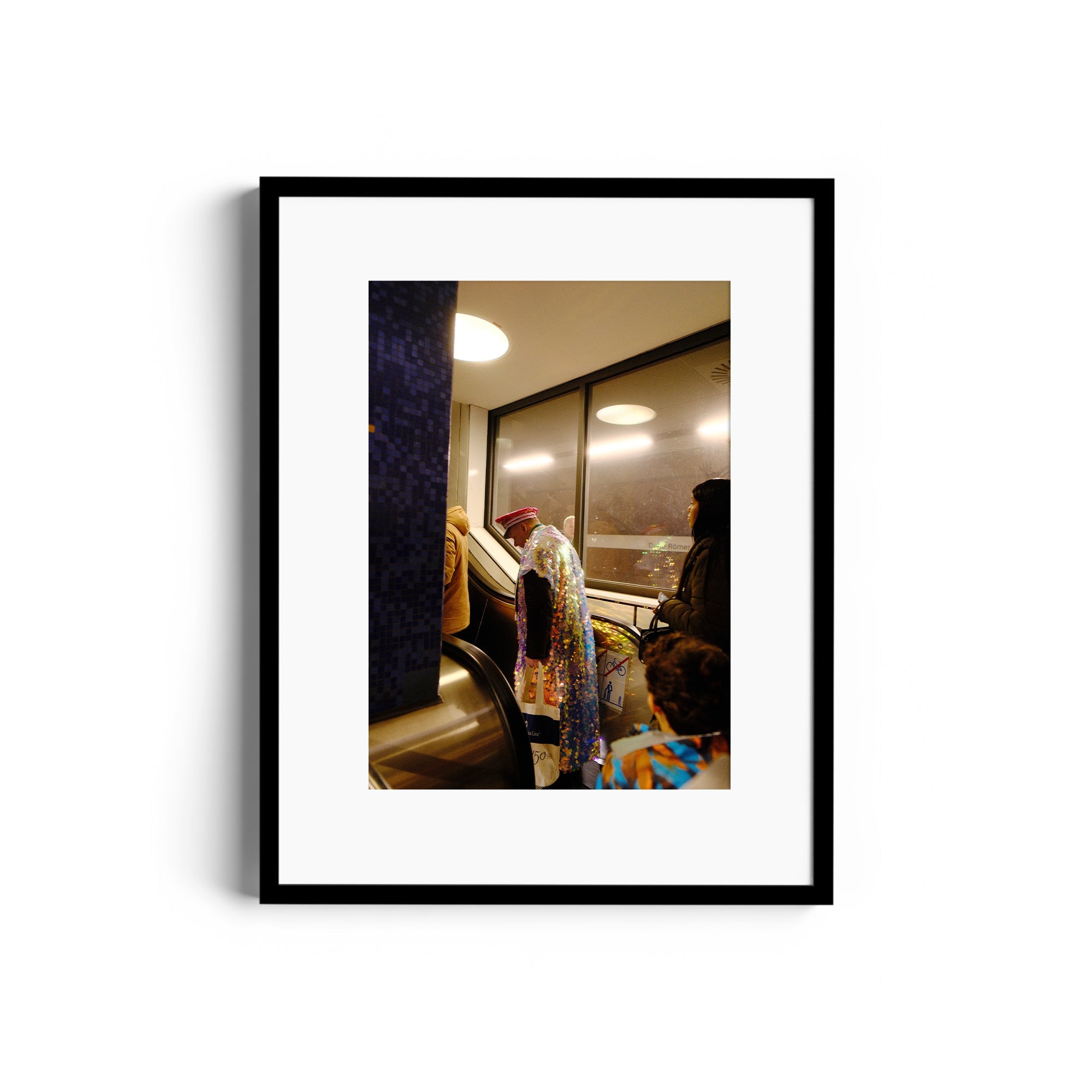 Framed fine art photo by Marcelo Cadavid, showcasing unique urban scene at The Dana Gallery, Miami, Florida.