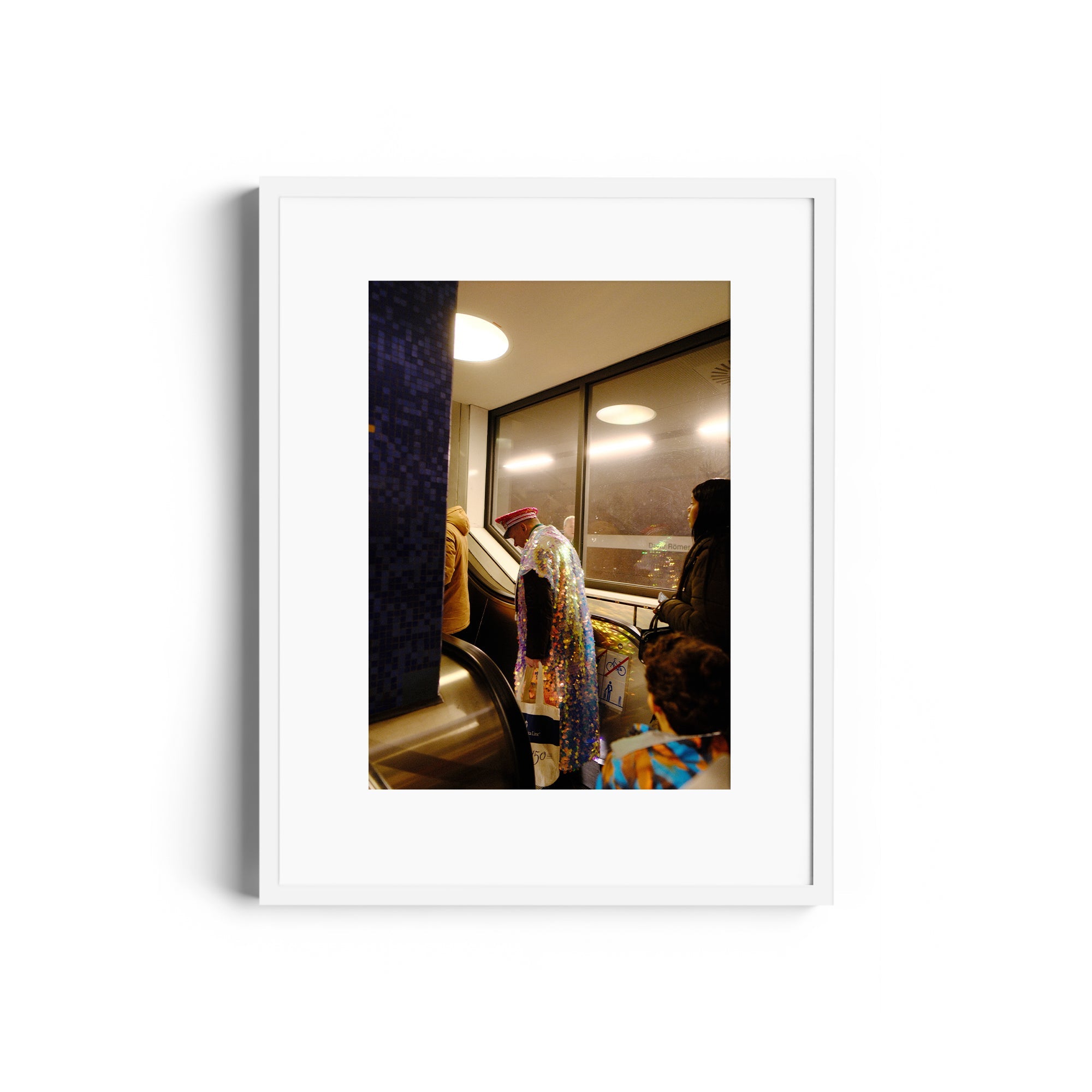 Framed fine art photograph titled 'After' by Marcelo Cadavid, displayed in The Dana Gallery, Miami, Florida.